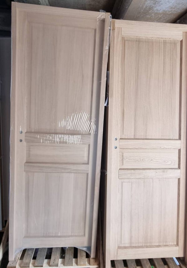 Porte d'intérieur en chêne Poussant droit