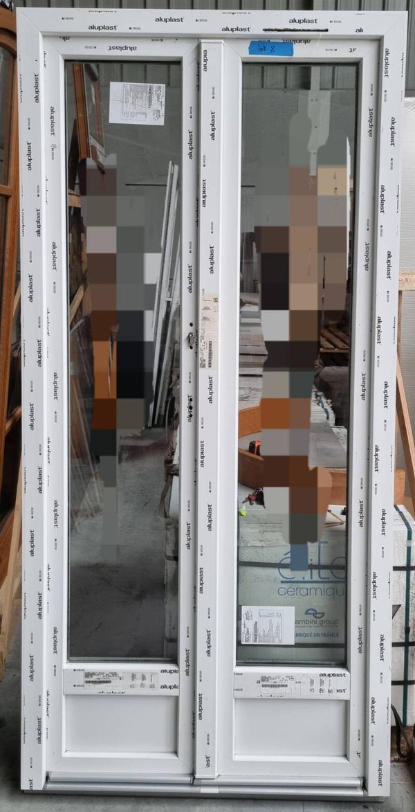 porte fenêtre pvc blanc