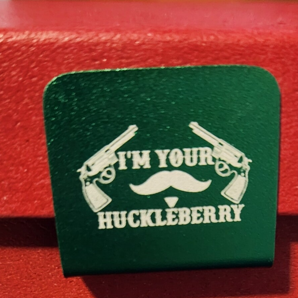 Baseball Hat Brim Clip- I'm Your Huckleberry