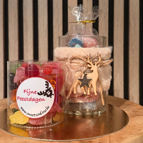 Pakket Theelichthouder + Snoep