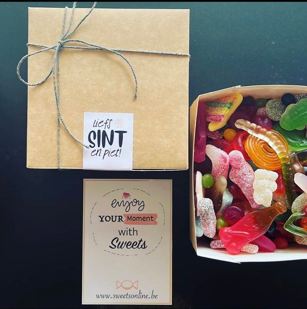 Snoepdoosje 'Sint en Piet'