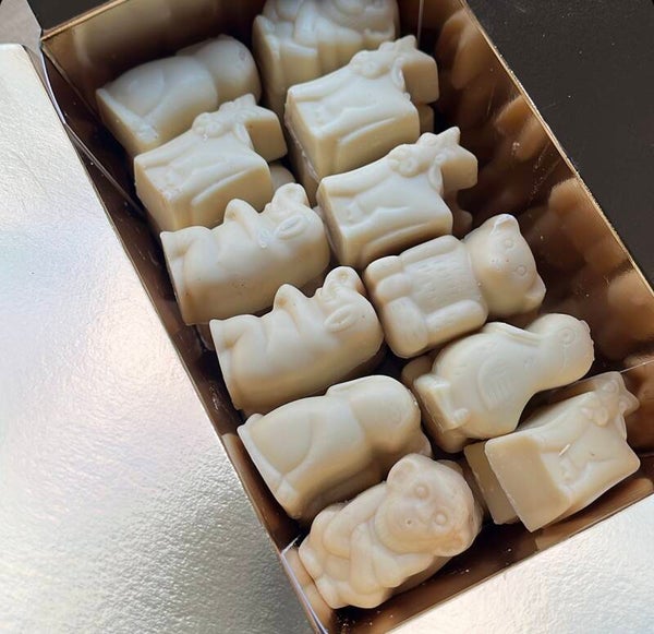 Ballotin Wit/Pistache 250 gr ‘Kerst