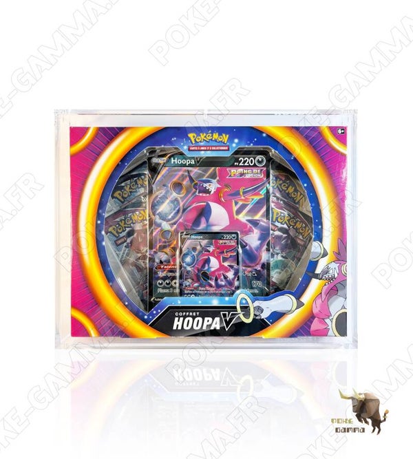 Protection acrylique aimantée pour coffret Pokémon 4 boosters