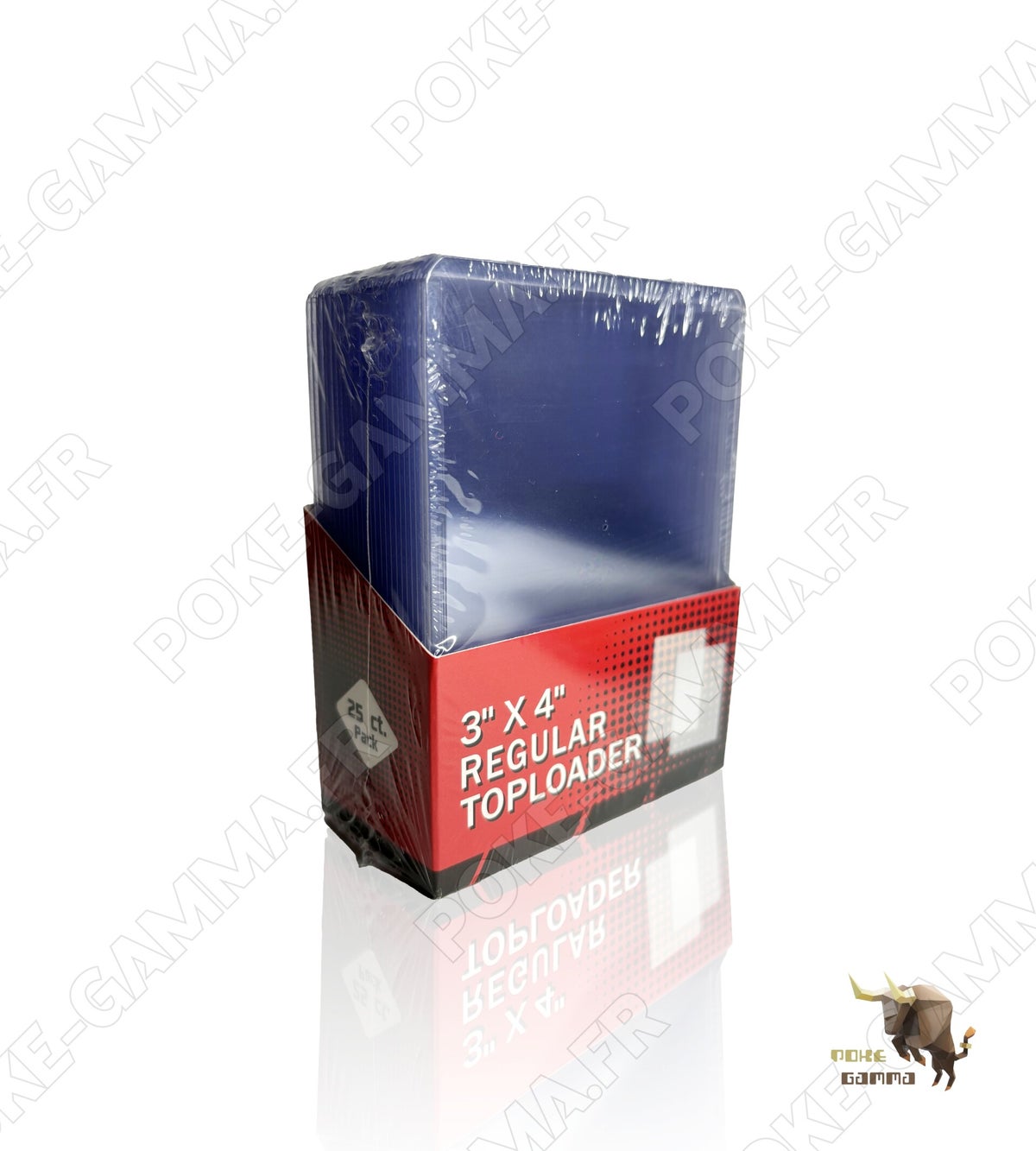Lot de 25 protections toploaders classiques pour cartes Pokémon