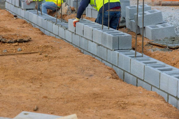 Concrete foundation for a new home in Maple Grove MN 