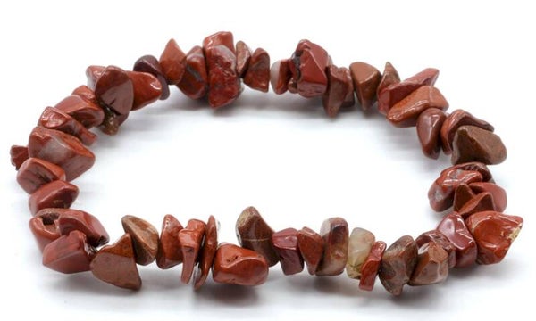 Bracelet Baroque Jaspe Rouge