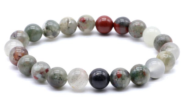 Bracelet Jaspe Sanguin Africain