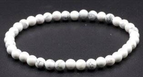 Bracelet Howlite Blanche