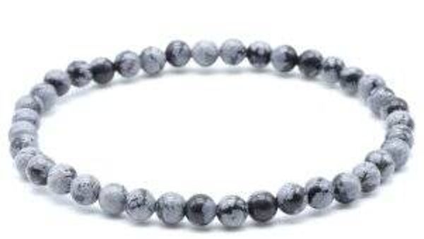 Bracelet Obsidienne Neige