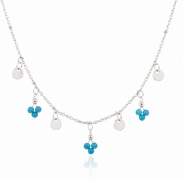 Collier – Apatite bleue