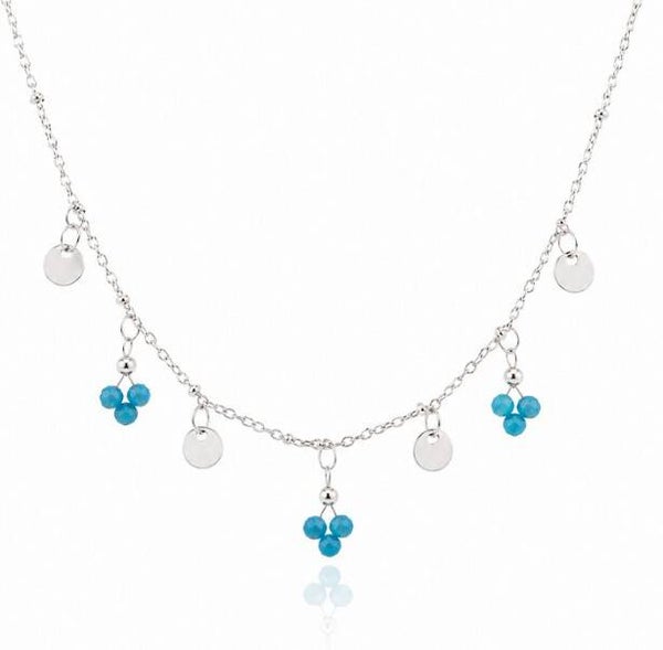 Collier – Apatite bleue