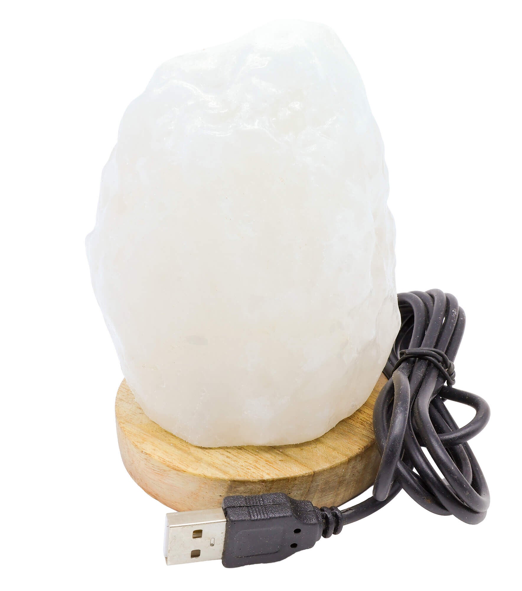 Mini Lampe en Sel Blanc
