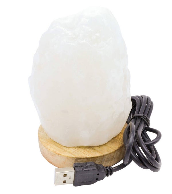 Mini Lampe en Sel Blanc