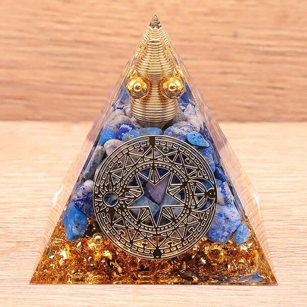 Orgonite Cercle magique – Lapis-lazuli