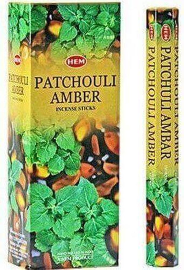 Encens HEM Patchouli Ambre - 20gr