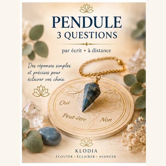 Pendule – 3 questions