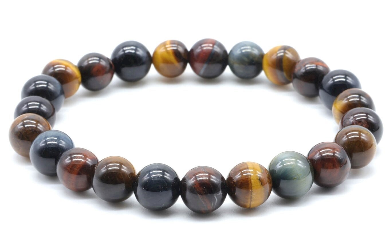 Bracelet Œil de tigre • Œil de faucon • Œil de taureau