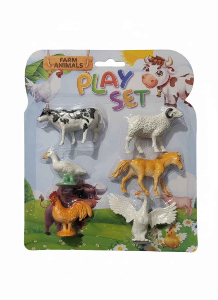 Ensemble de figurines d'animaux de la ferme (un "Play Set")