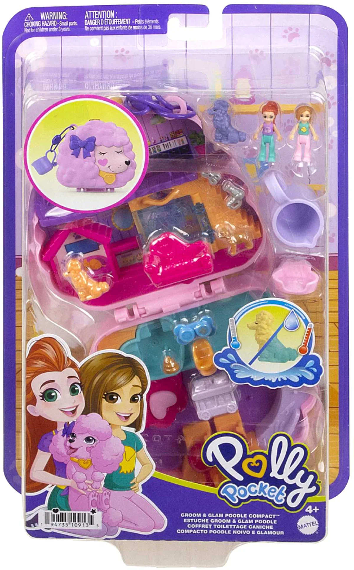 Polly Pocket Coffret Toilettage Caniche