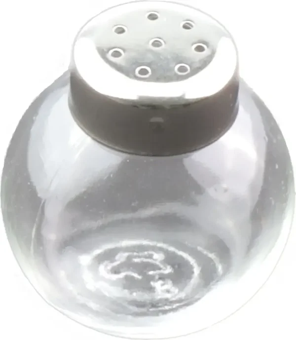 1 pièce mini-saupoudreuse, poivre, sel, épices, 20ml, verre/acier inoxydable