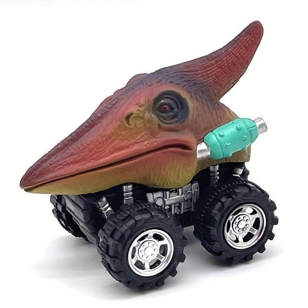 Mini Monster Truck Avec De Gros Pneus Petit Jouet Dinosaure (Ptérosaure)