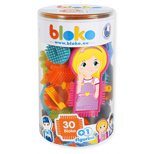 Tube 31 Bloko : 30 Bloko Avec 1 Figurine - Bloko