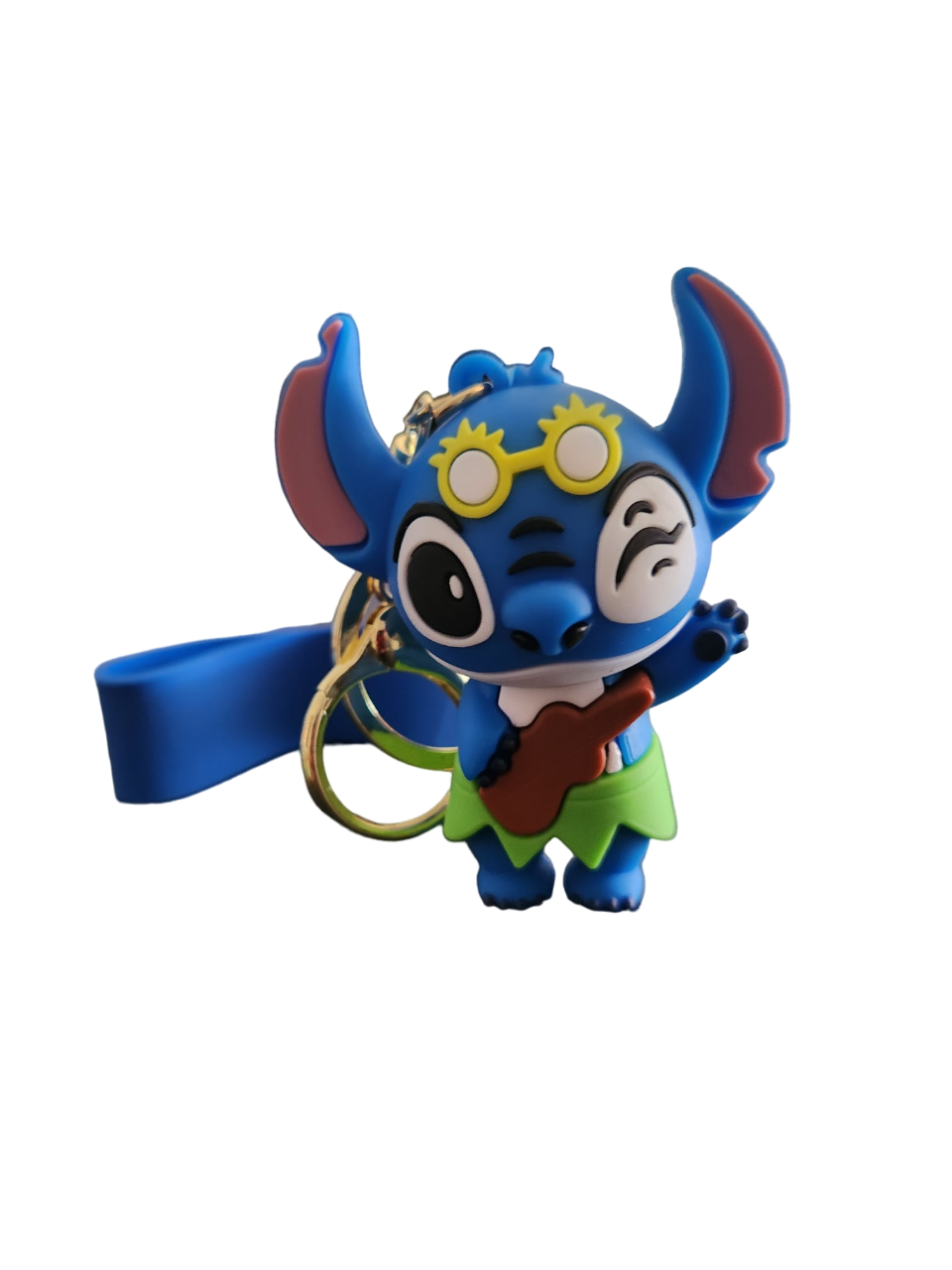 Porte Clé  Stitch Guitare