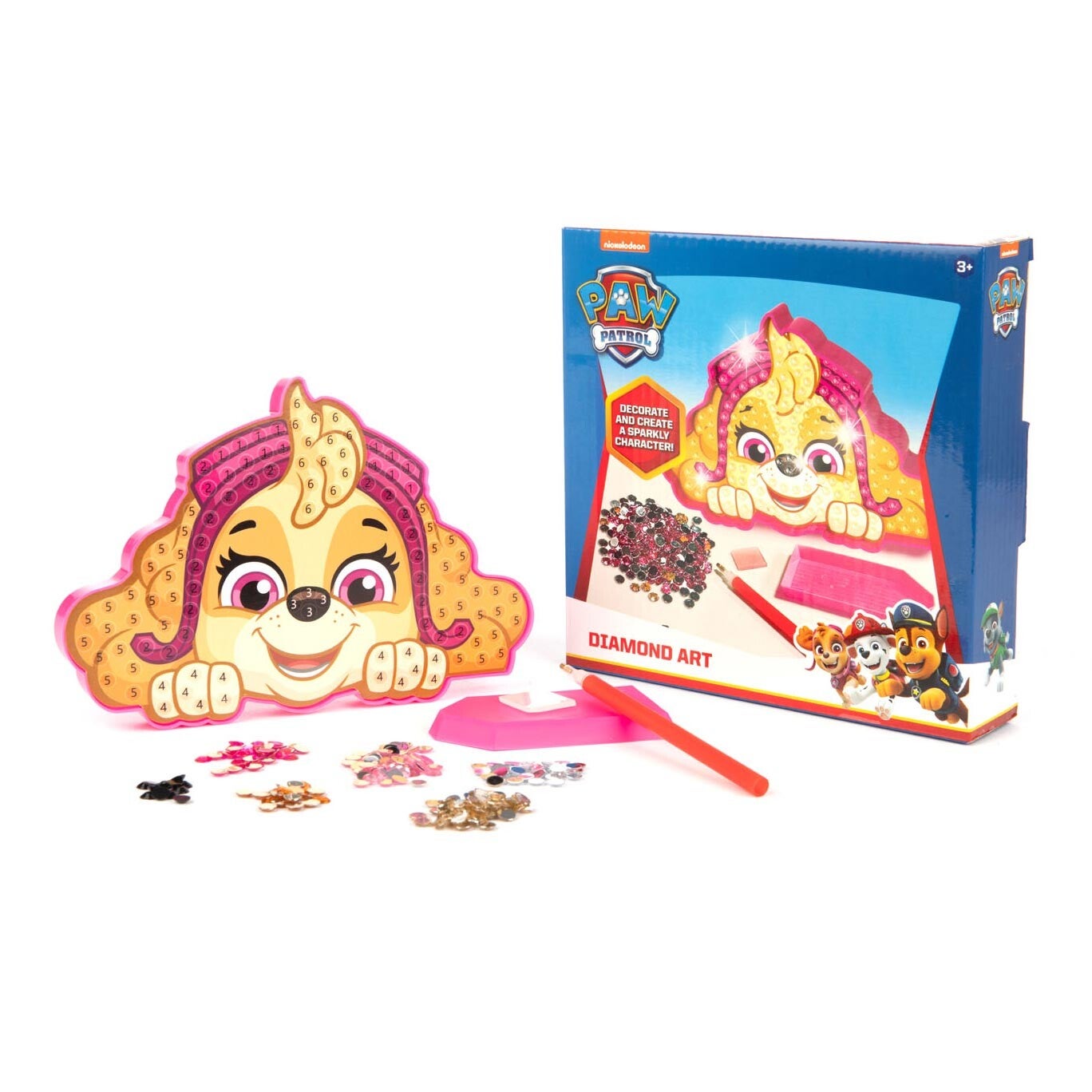 Peinture diamant de la Pat' Patrouille - Skye