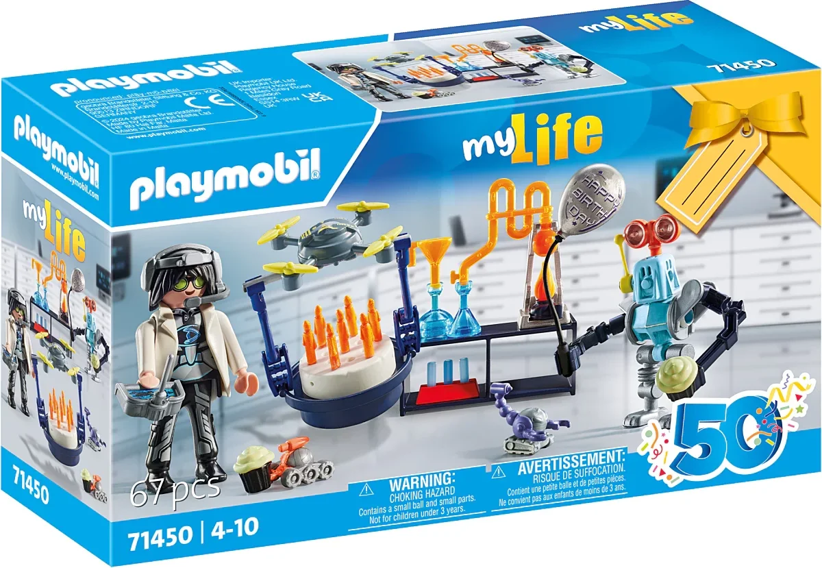 PLAYMOBIL  Chercheurs avec robot