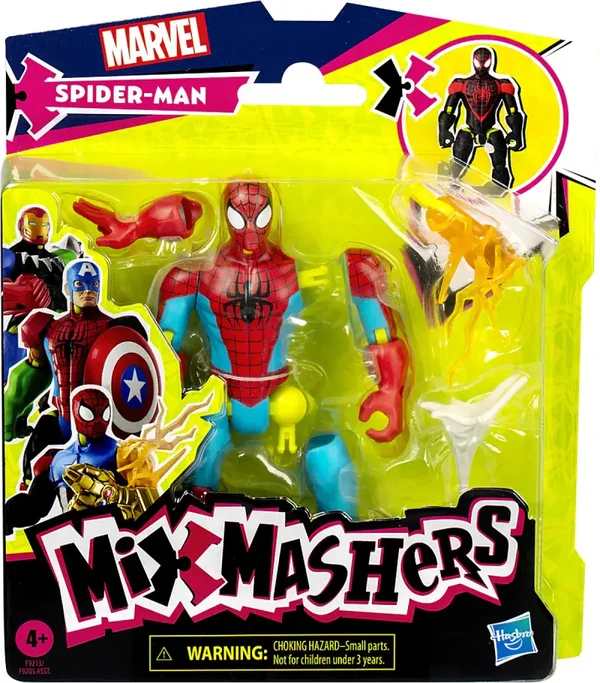 Marvel MixMashers Figurine de base Spiderman avec accessoires