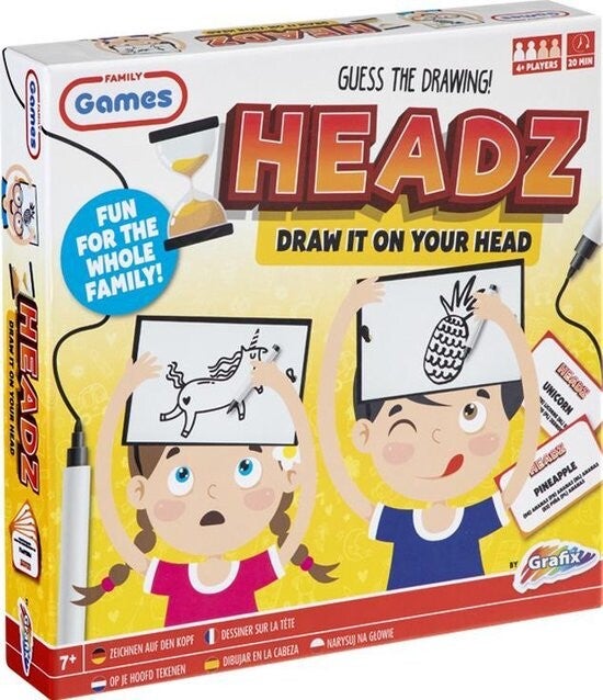 JEU HEADZ DESSINEZ SUR VOTRE TÊTE GRAPHISME