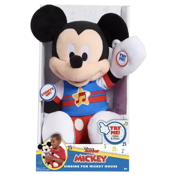 DISNEY MICKEY PELUCHE 30 CM SONORE ET LUMINEUSE