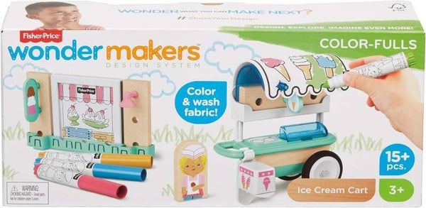 Fisher-Price Faiseurs de merveilles Holz Eiswagen 14x30cm (3+)