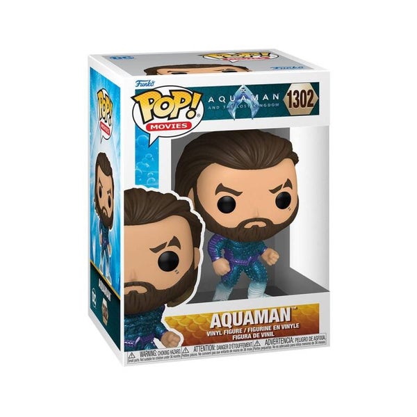 AQUAMAN ET LE ROYAUME PERDU - FIGURINE POP! AQUAMAN IN STEALTH SUIT 9 CM