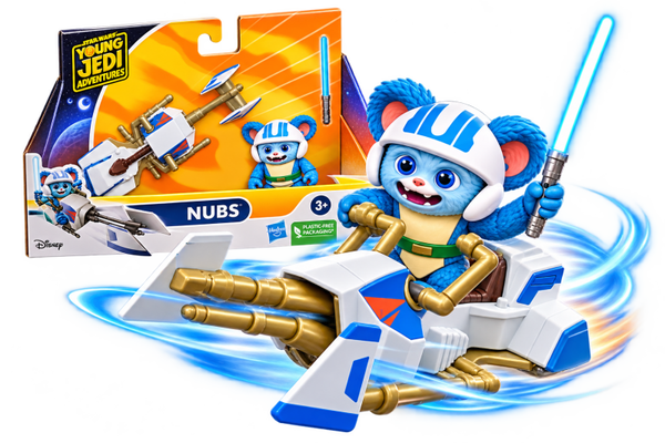 🚀 Star Wars Young Jedi Adventures – Figurine Nubs avec véhicule