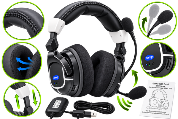 🎧 Casque Gaming Sans Fil Game Talk Pro-2