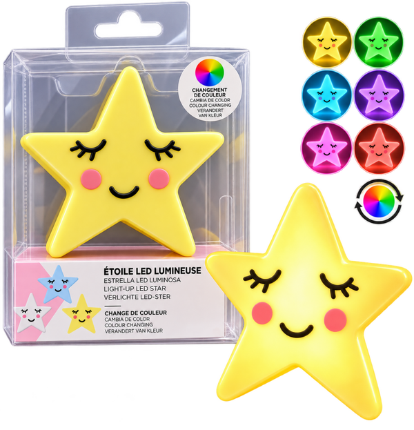 veilleuse LED décorative en forme d’étoile