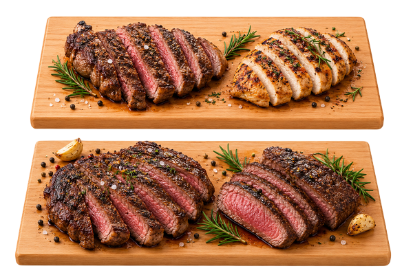 Planches de fumage BBQ en bois naturel – Lot de 2