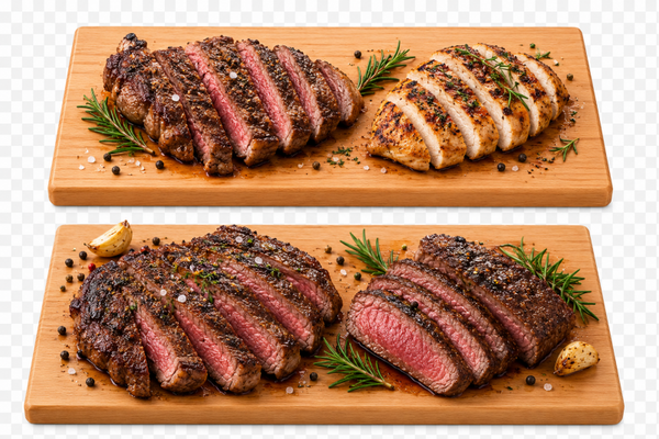 Planches de fumage BBQ en bois naturel – Lot de 2