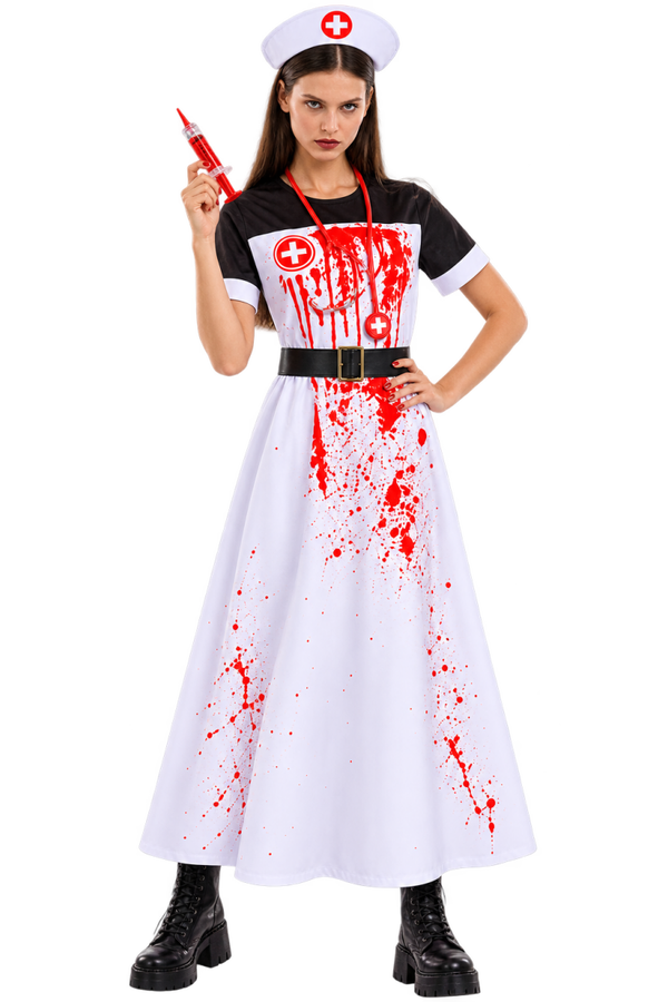 🎃 Déguisement d’Infirmière Horrifique Femme – C’PARTY