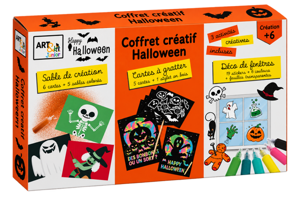 🎃 Coffret créatif Halloween – Art & Craft Junior – Dès 6 ans 👻