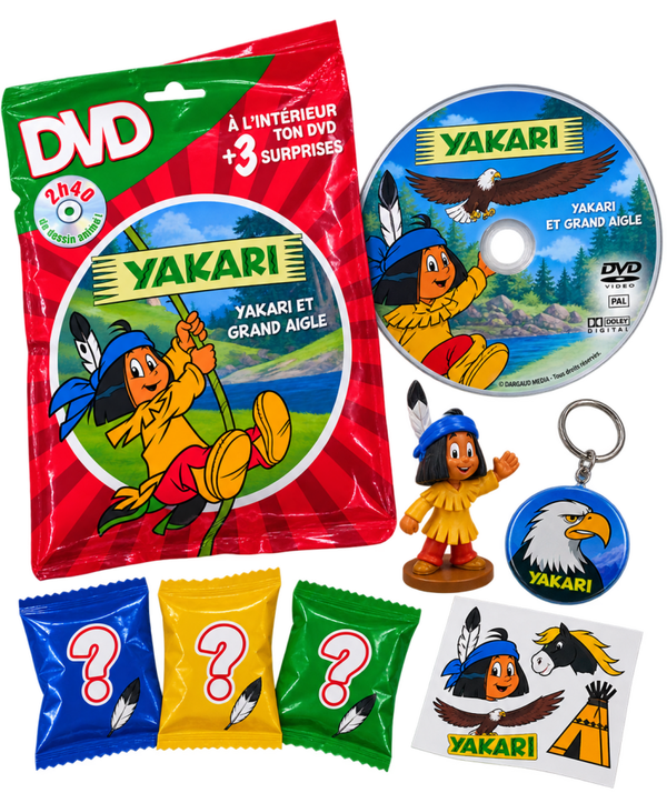Yakari – DVD « Yakari et Grand Aigle » + 3 surprises 🎁