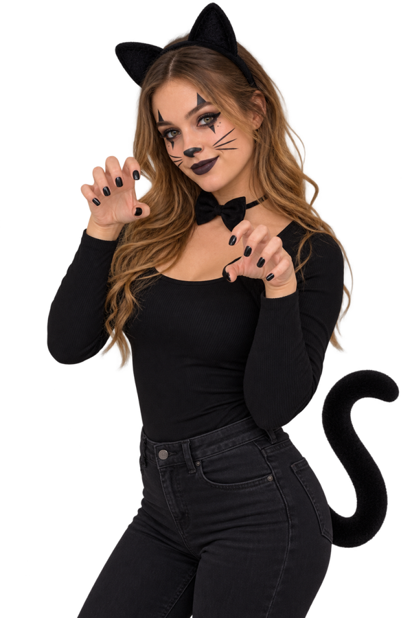 Set de chat Halloween – Accessoires de déguisement