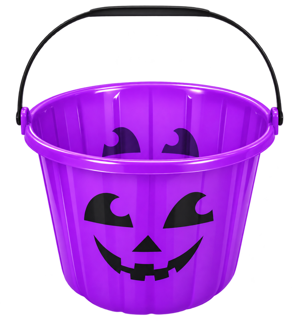 🎃  Seau Halloween violet