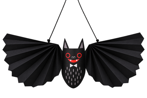 Chauve-Souris Halloween en Papier Alvéolé – 38 cm