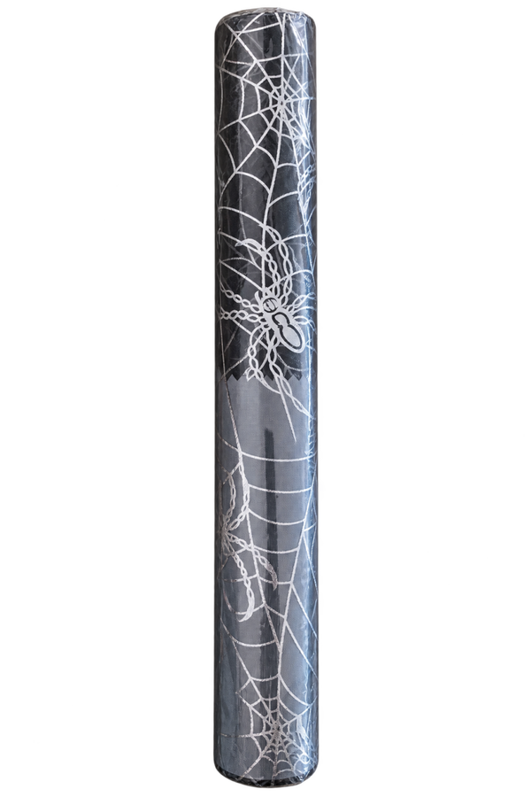 Chemin de table Araignée Halloween en papier 29 cm x 5 m