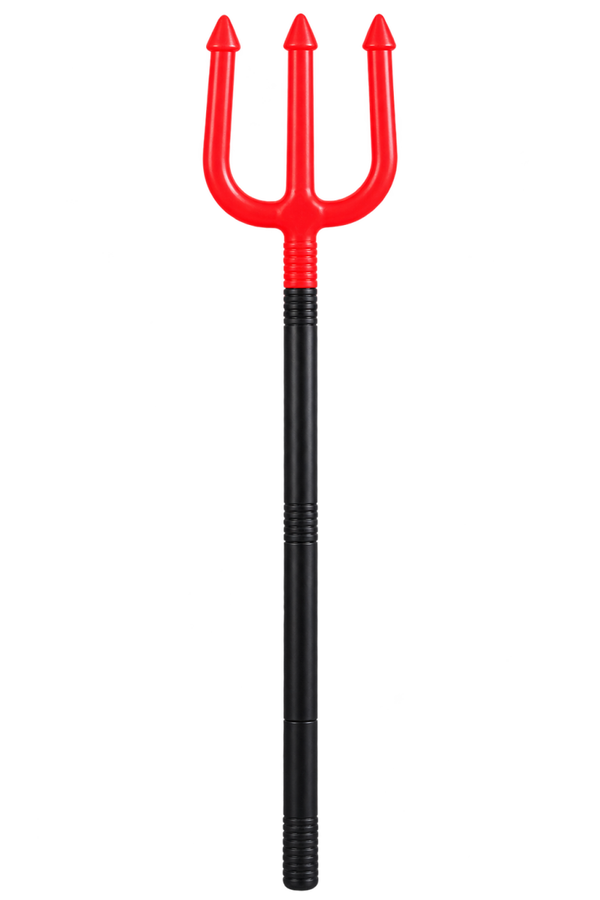 Fourche du Diable Halloween Rouge & Noire – 1,1 m