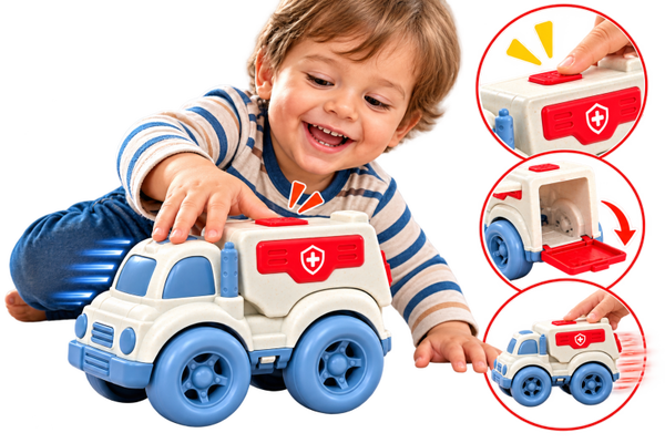 🚑 CITY TRUCK – Camion de Secours en Bioplastique