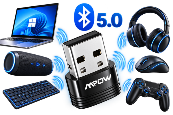 🔵 MPOW BH456A – Adaptateur USB Bluetooth 5.0