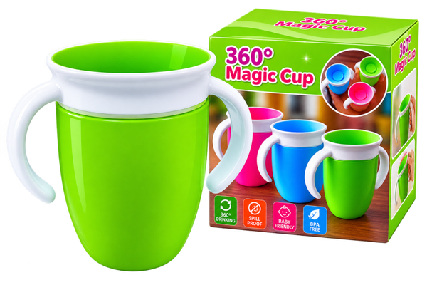 Tasse d’Apprentissage 360° à Double Poignée